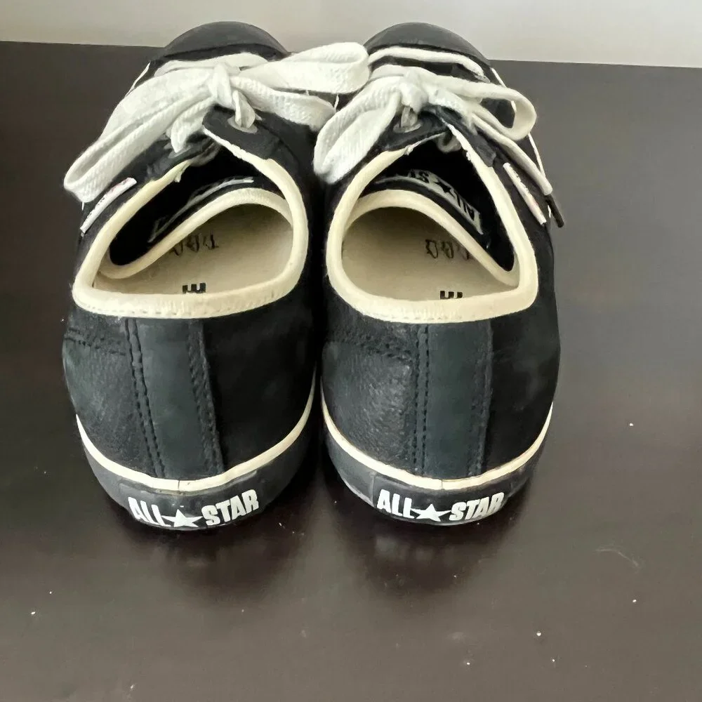 Rare Converse Lady All-Star Black Suede Sneaker 7.5M